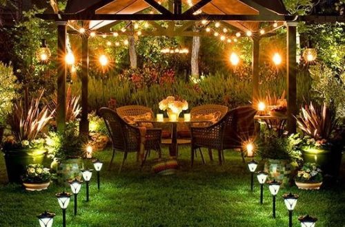 Garden entertaining spaces for guests